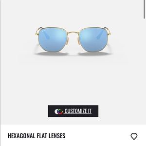 Ray Ban Hexagonal Flat Glasses